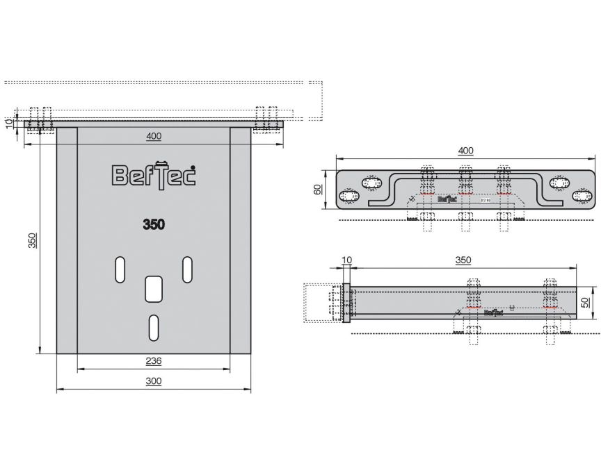 BefTec Console Hutprofil 350 BefTec Console Hutprofil 350
