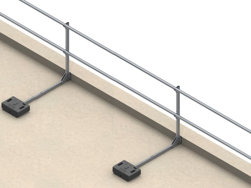 SAFSYS système de garde-corps RAIL Montant standard SAFSYS système de garde-corps RAIL Montant standard