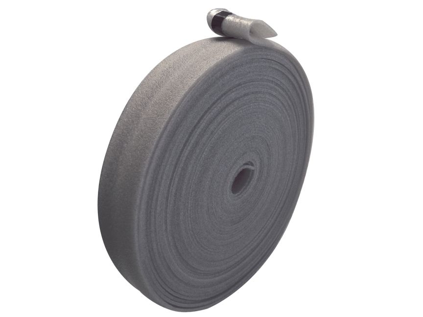 AIROFOM bande de rive avec feuille autocollante gris AIROFOM bande de rive avec feuille autocollante gris